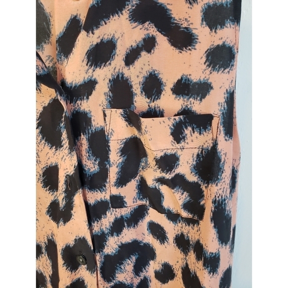 Equipment silk animal print shirt dress - Picture 4 of 7